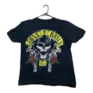 Guns N Roses Top Hat Skull Graphic Tee [B2]